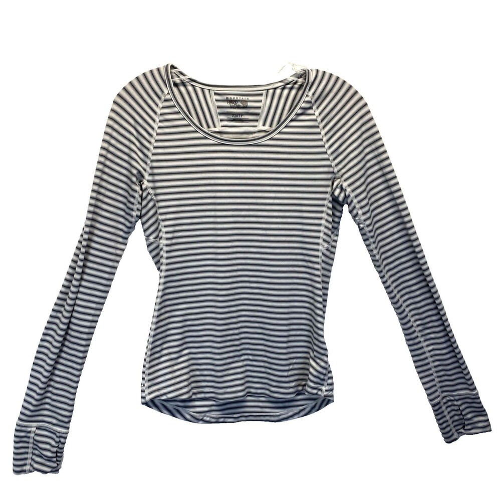 Mountain Hard Wear Women’s XS Butterlicious Stripe Scoop Neck LS Pullover Top